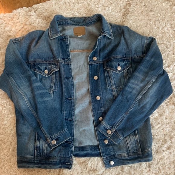 American Eagle 80s Retro Denim Jacket - Picture 1 of 4